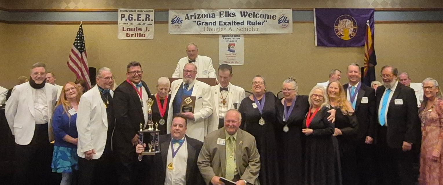 Phoenix Elks 2024-2025 Lodge Officer Ritual State Winning Team