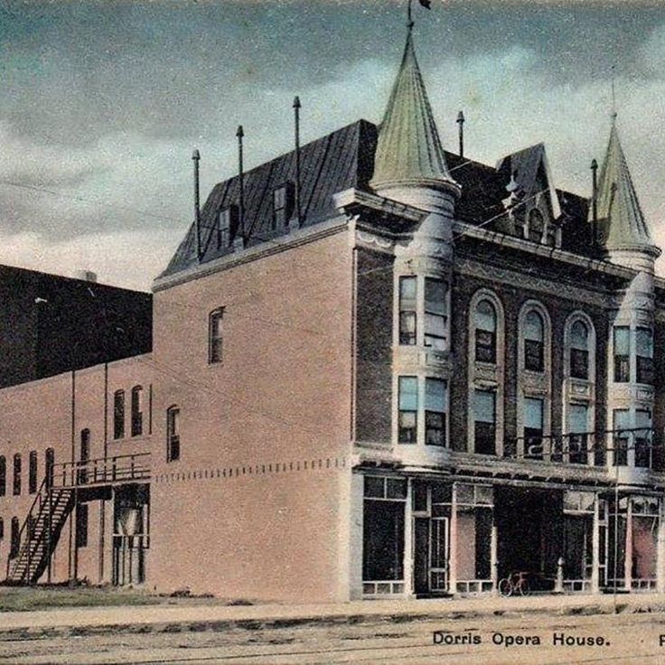 Early postcard image of the Dorris Opera House, Phoenix (circa 1900)