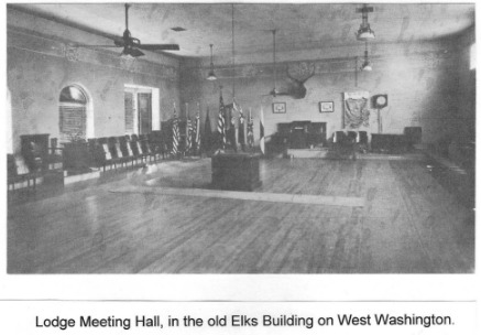 Phoenix Elks Lodge Meeting Hall, in the old Elks Building on West Washington. 