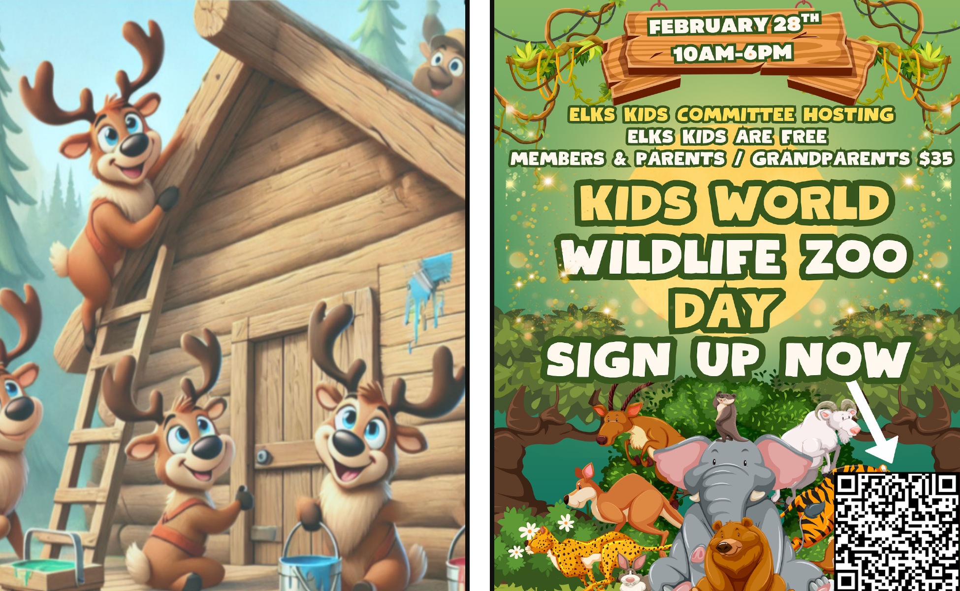 Kids Wildlife Zoo Day Phoenix Elks