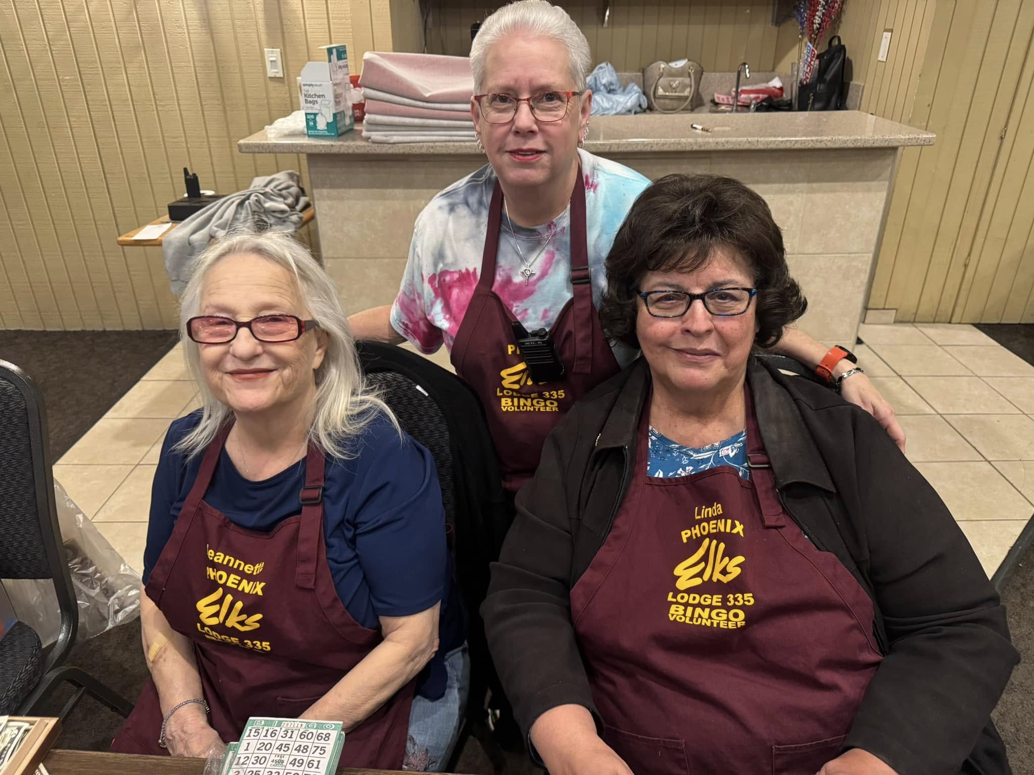 Members enjoying Bingo